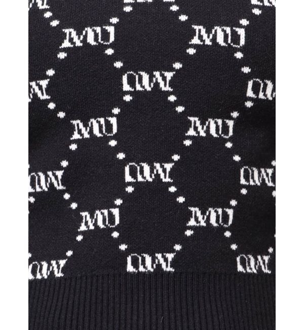 MURUA「モノグラムバイカラーニット」|ニット・セーター|