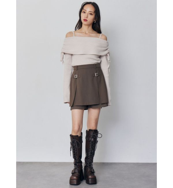 MURUA「モールヤーンオフショルニット」|ニット・セーター|