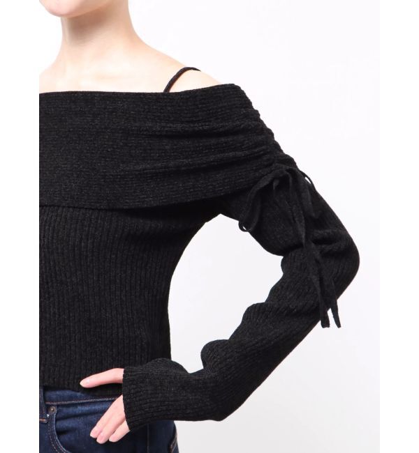 MURUA「モールヤーンオフショルニット」|ニット・セーター|