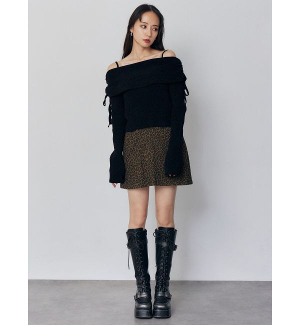 MURUA「モールヤーンオフショルニット」|ニット・セーター|