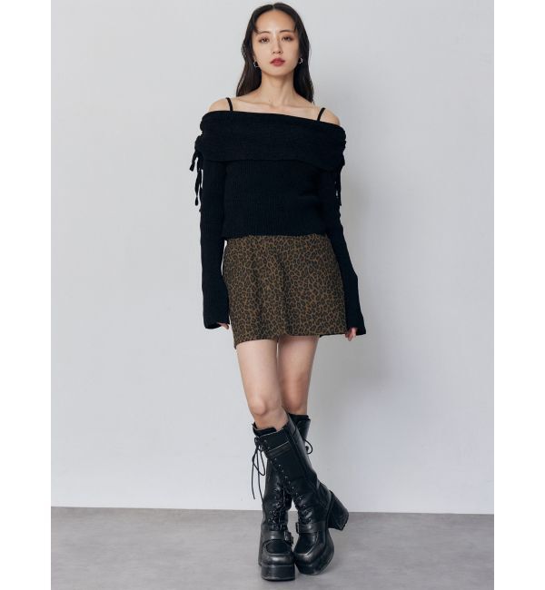 MURUA「モールヤーンオフショルニット」|ニット・セーター|