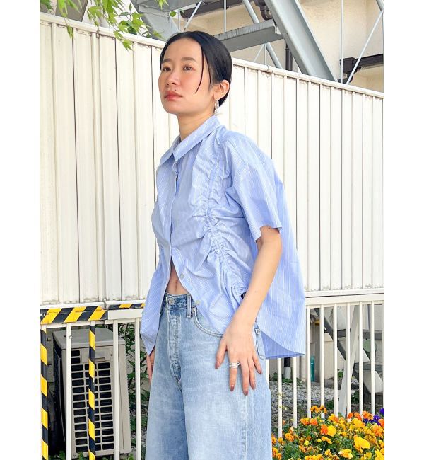 Ungrid「ドロストデザインシャツ」|シャツ・ブラウス|ミックス