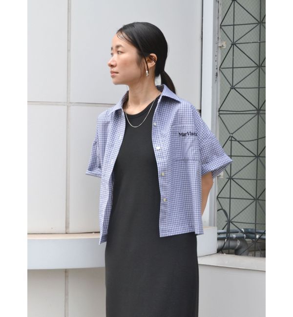 Ungrid「ハーフスリーブエンブロイダリーシャツ」|シャツ・ブラウス|