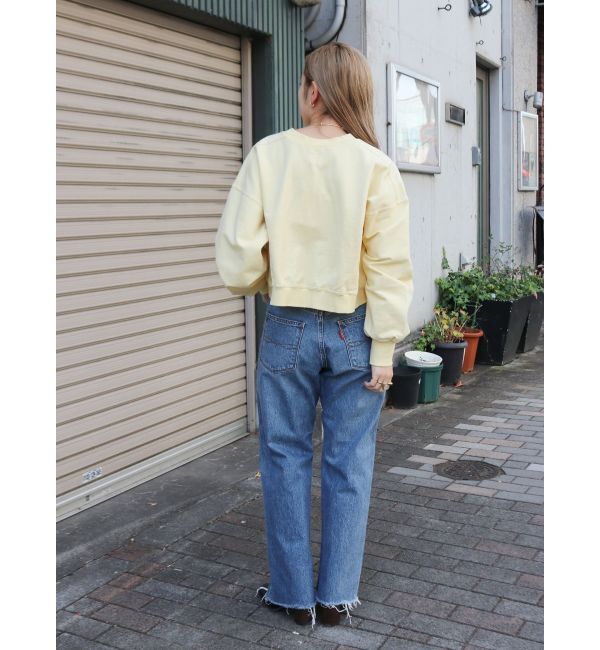 Ungrid「カットオフダメージストレートデニム」|デニム|