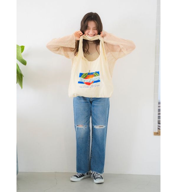 Ungrid「カットオフダメージストレートデニム」|デニム|