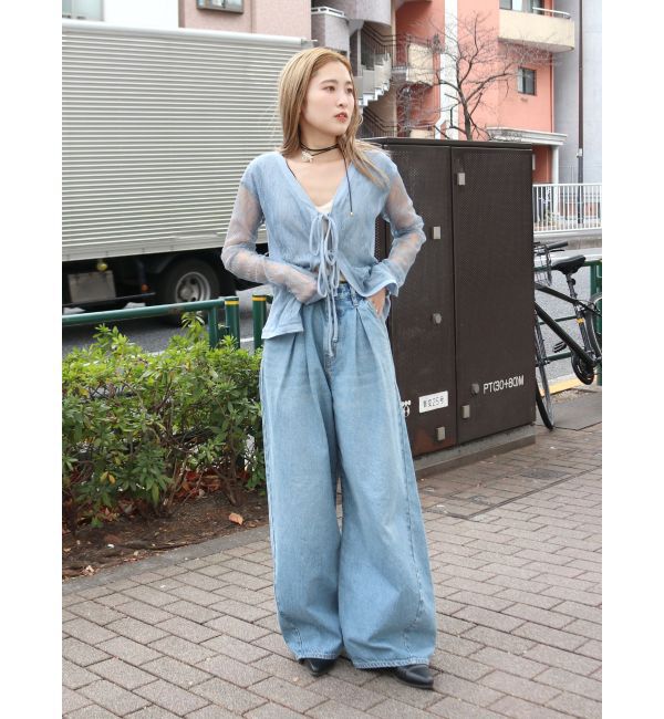 Ungrid「テレココンビレーストップス」|Tシャツ・カットソー|