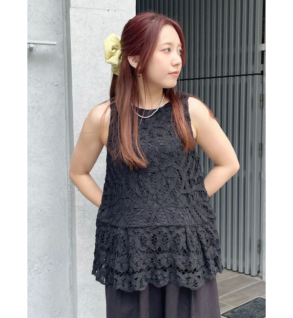 Ungrid「バテンレーストップス」|Tシャツ・カットソー|