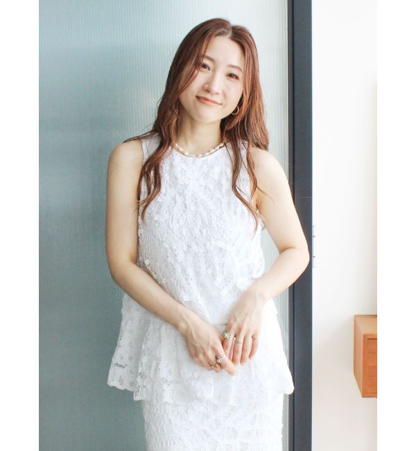 Ungrid「バテンレーストップス」|Tシャツ・カットソー|