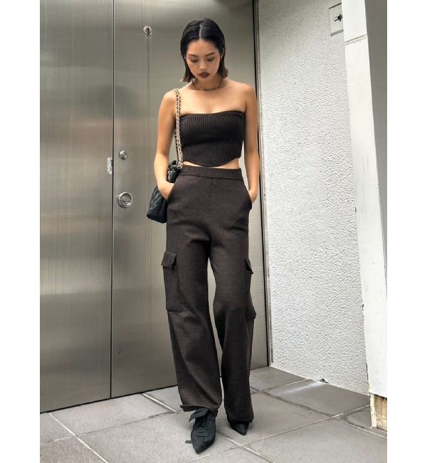 EVRIS「ニットカーゴパンツ【セットアップ着用可能】」|カーゴ|