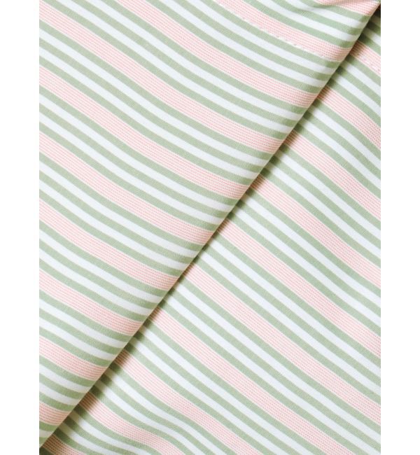 EVRIS「リボンデザインショートストライプシャツ」|シャツ・ブラウス|