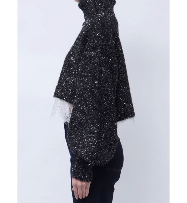 jouetie「レースドッキングニット」|ニット・セーター|