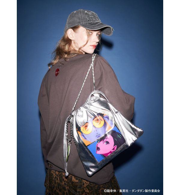 jouetie「【TVアニメ『ダンダダン』・jouetie】2WAYBAG」|ショルダー・メッセンジャー|シルバー