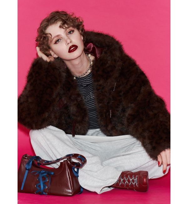 jouetie「レースアップリボンハンドバッグ」|ハンドバッグ|