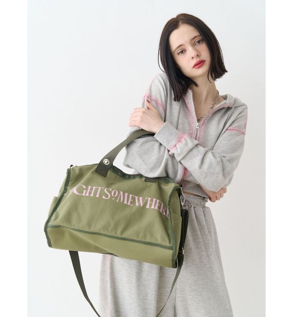 jouetie「BIGキャンバスボストンバッグ」|ボストンバッグ|