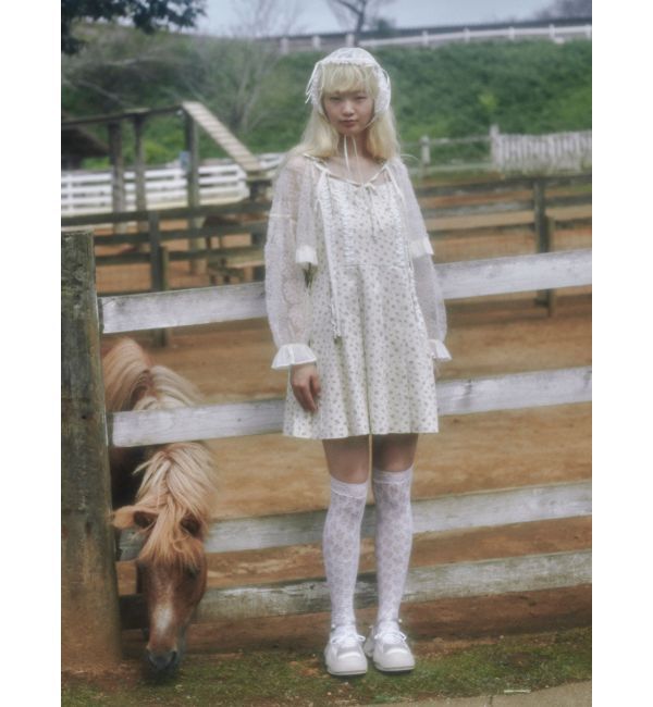 merry jenny「flowerチュールブラウス」|シャツ・ブラウス|