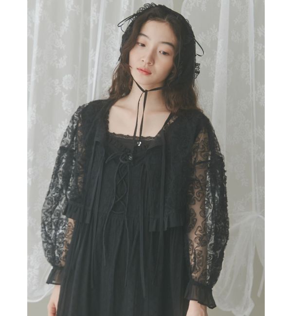 merry jenny「flowerチュールブラウス」|シャツ・ブラウス|