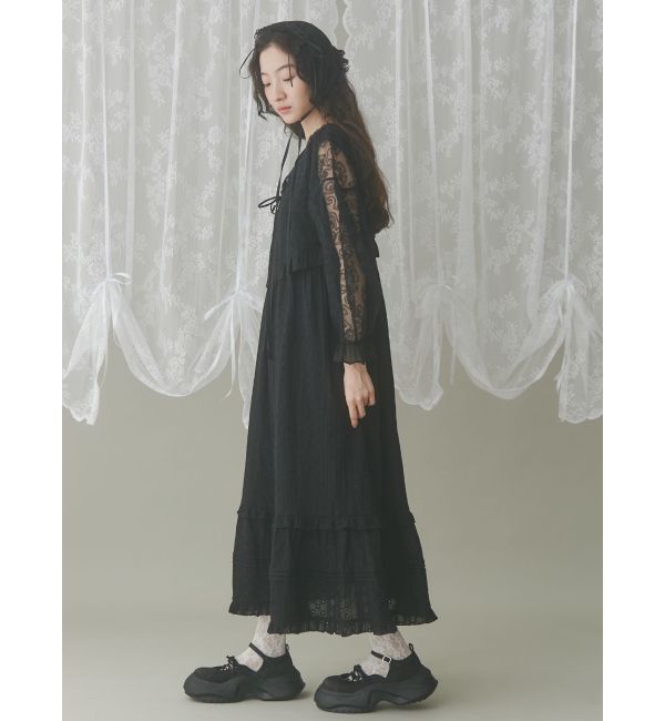 merry jenny「flowerチュールブラウス」|シャツ・ブラウス|