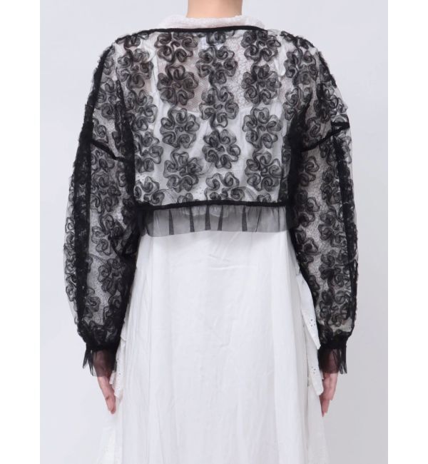 merry jenny「flowerチュールブラウス」|シャツ・ブラウス|