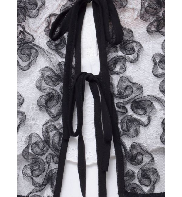 merry jenny「flowerチュールブラウス」|シャツ・ブラウス|