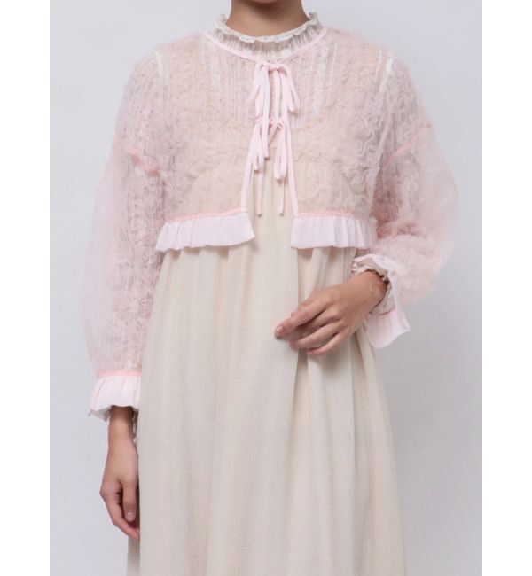 merry jenny「flowerチュールブラウス」|シャツ・ブラウス|