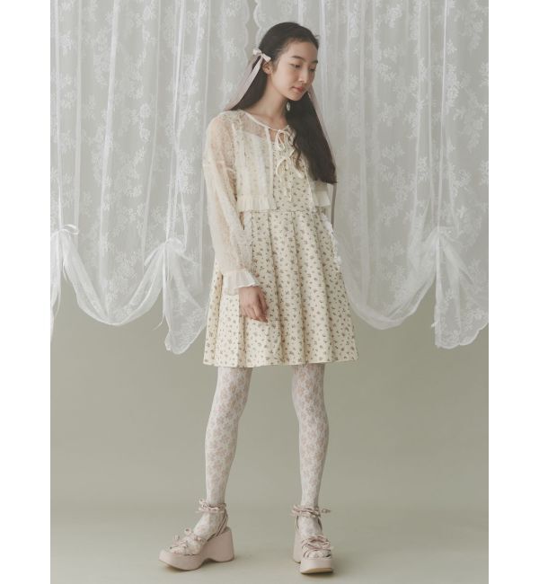 merry jenny「flowerチュールブラウス」|シャツ・ブラウス|