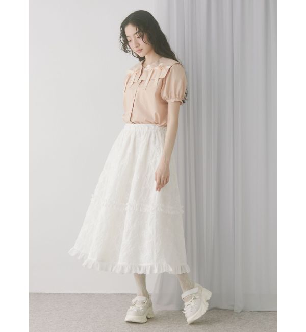 merry jenny「リボンカラーブラウス」|シャツ・ブラウス|