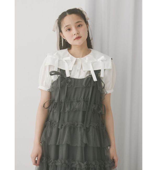merry jenny「リボンカラーブラウス」|シャツ・ブラウス|