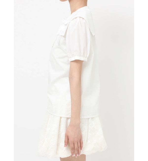 merry jenny「リボンカラーブラウス」|シャツ・ブラウス|