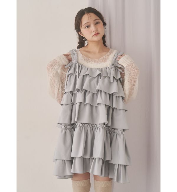 merry jenny「透かし編みリボンニット」|ニット・セーター|