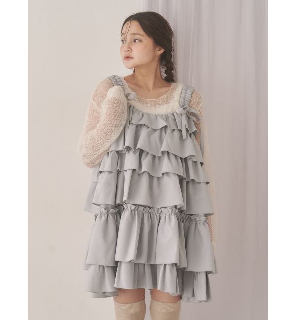 merry jenny「透かし編みリボンニット」|ニット・セーター|