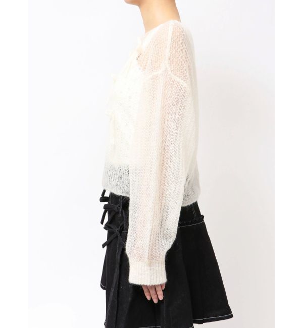 merry jenny「透かし編みリボンニット」|ニット・セーター|