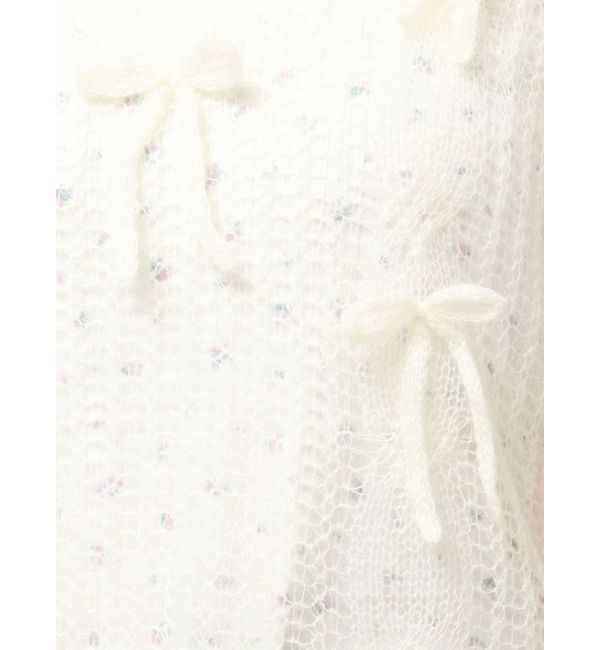 merry jenny「透かし編みリボンニット」|ニット・セーター|