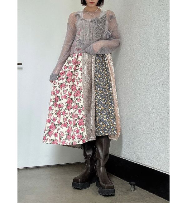 merry jenny「透かし編みリボンニット」|ニット・セーター|