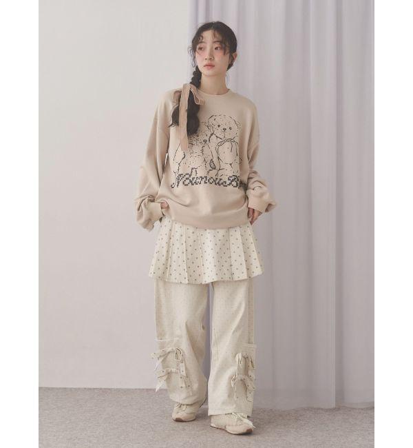 merry jenny「Nounou Bearスウェット」|スウェット・ジャージ|