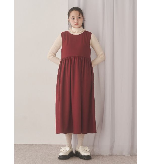 merry jenny「frillリブタートルニットtops」|ニット・セーター|