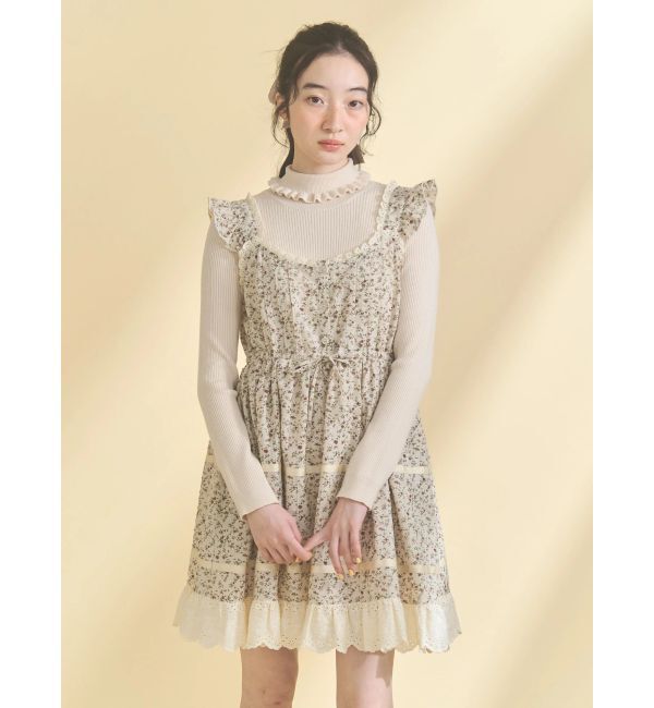 merry jenny「frillリブタートルニットtops」|ニット・セーター|