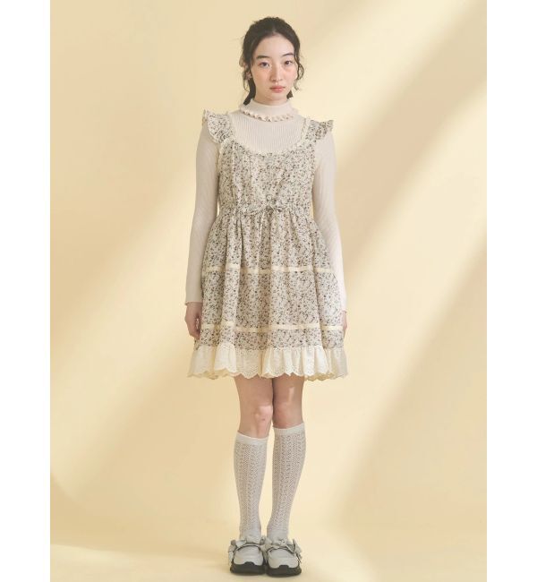 merry jenny「frillリブタートルニットtops」|ニット・セーター|