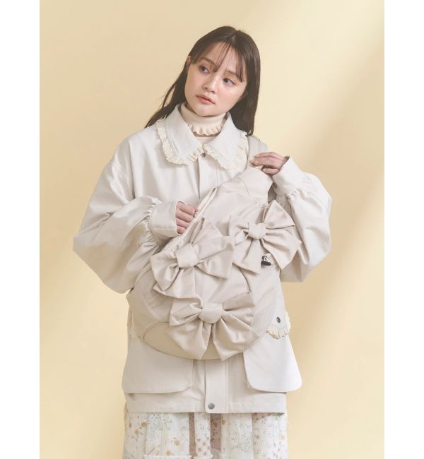 merry jenny「frillリブタートルニットtops」|ニット・セーター|