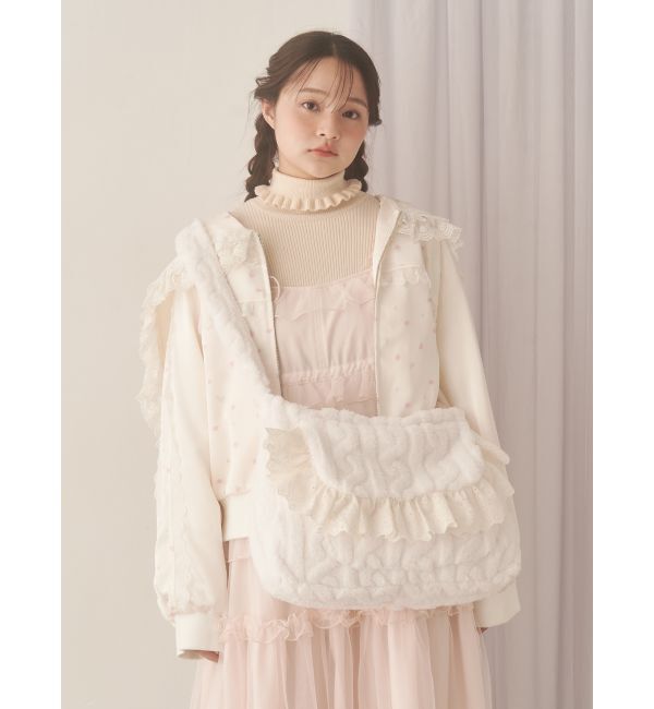 merry jenny「frillリブタートルニットtops」|ニット・セーター|
