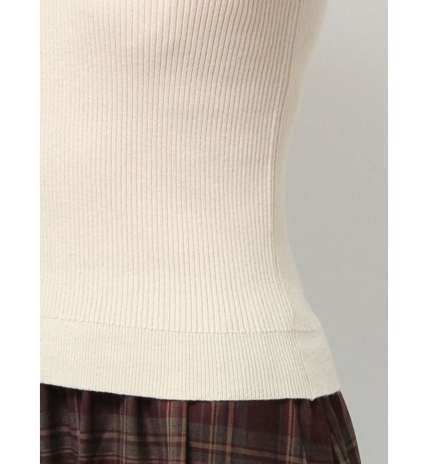 merry jenny「frillリブタートルニットtops」|ニット・セーター|