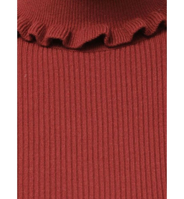 merry jenny「frillリブタートルニットtops」|ニット・セーター|