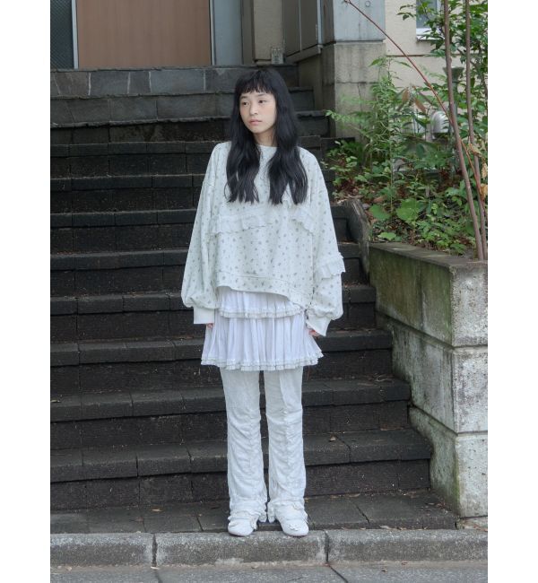 merry jenny「flowerレーススウェット」|スウェット・ジャージ|