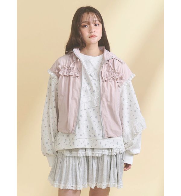 merry jenny「flowerレーススウェット」|スウェット・ジャージ|