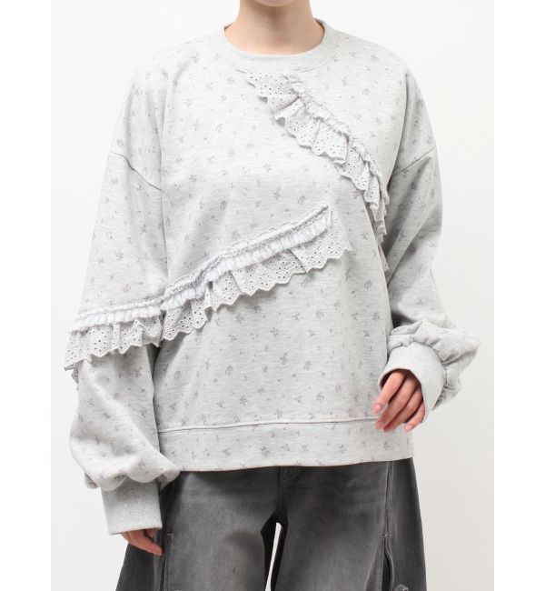 merry jenny「flowerレーススウェット」|スウェット・ジャージ|
