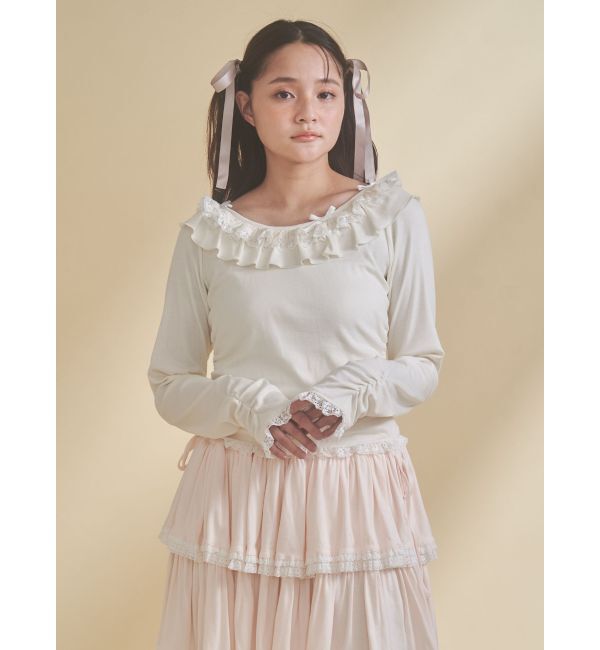 merry jenny「romantic frill tops」|Tシャツ・カットソー|