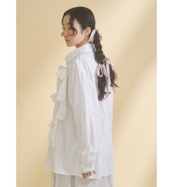 merry jenny「bon bon ribbon shirt」|シャツ・ブラウス|