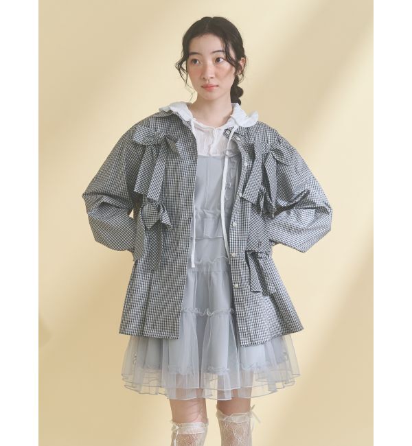 merry jenny「bon bon ribbon shirt」|シャツ・ブラウス|