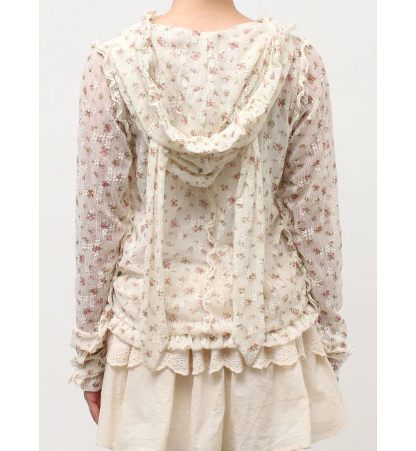 merry jenny「rabbitレースフードtops」|Tシャツ・カットソー|