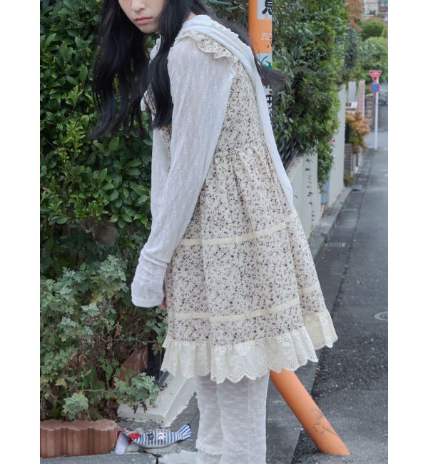 merry jenny「rabbitレースフードtops」|Tシャツ・カットソー|