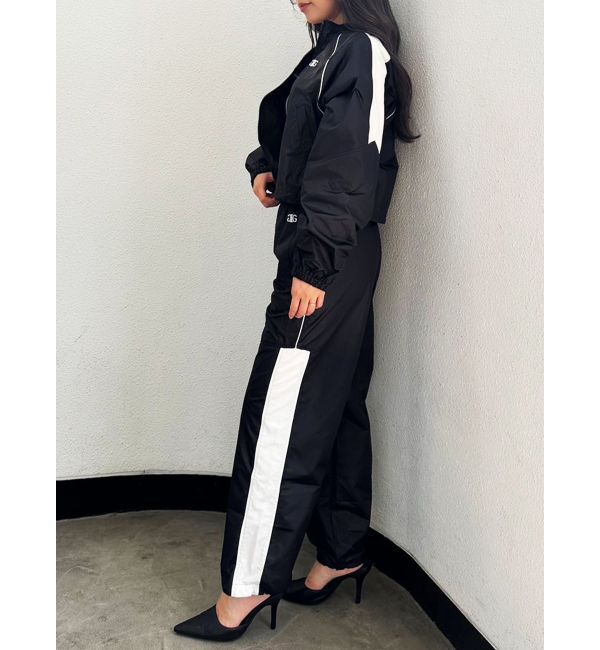 GYDA「【TINY】Symmetry GYDAラインショートトラックジャケット」|ブルゾン・スタジャン|